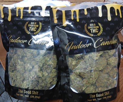 Customer photo review of Gold Spectrum THCA Flower - Top Quality Strain of the Month