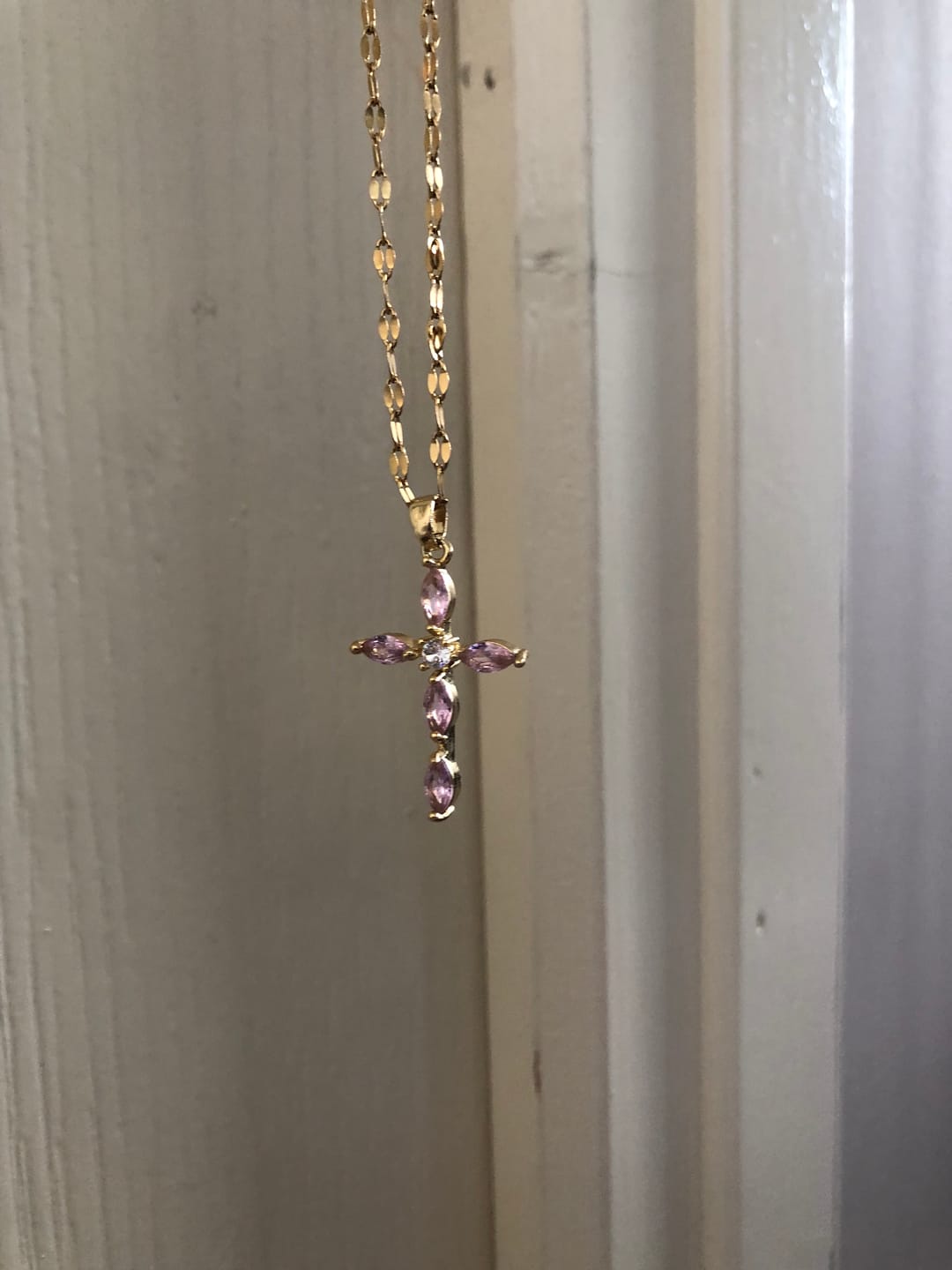 Customer photo review of Collier Chrétien Prière Femme