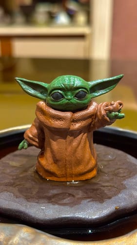 Customer photo review of Baby Yoda Yixing Teapet
