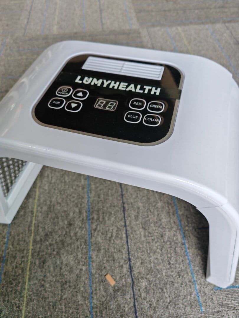 Customer photo review of Lumyhealth Salon LED Light Therapy Device