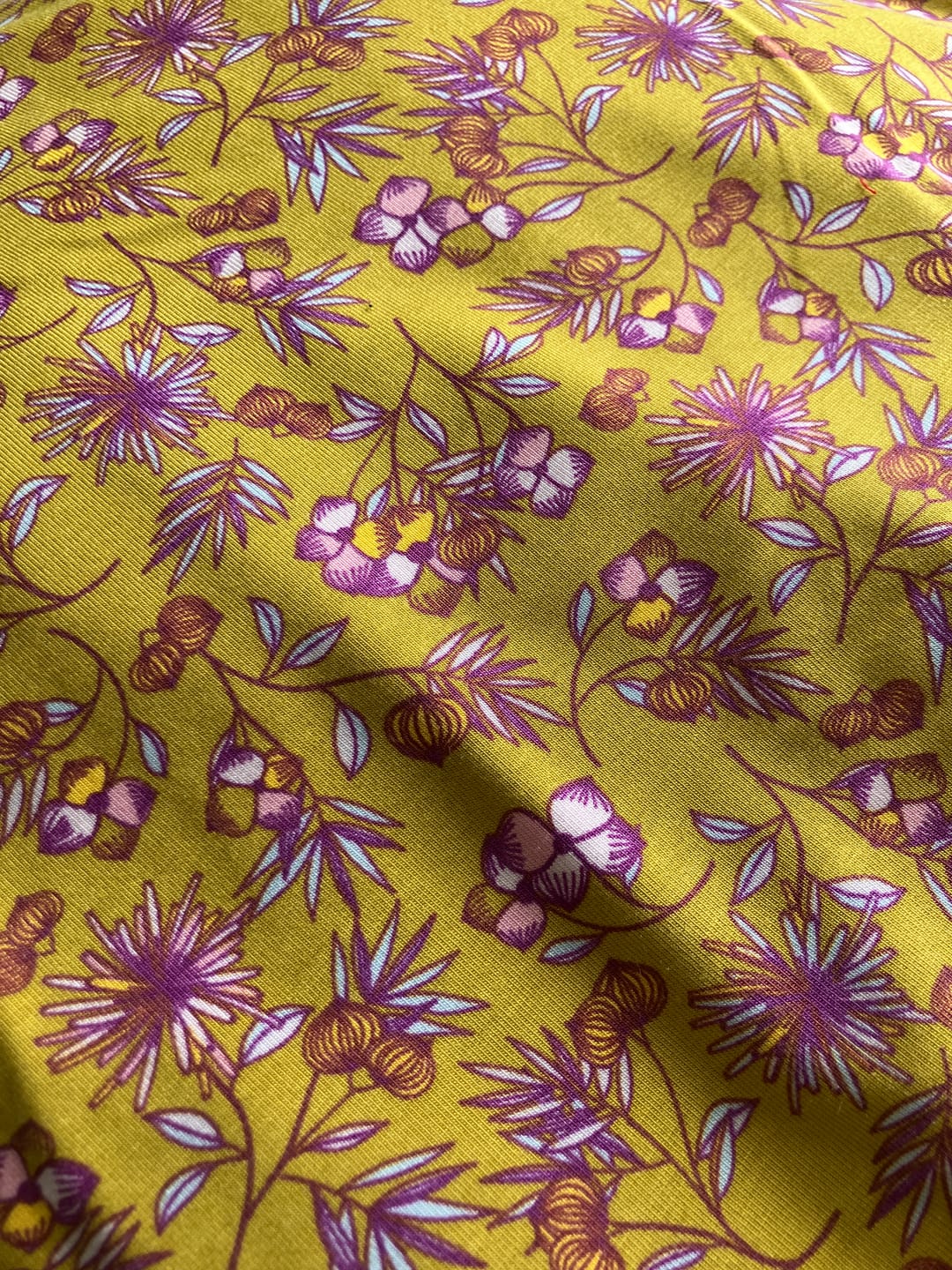 Customer photo review of Dandy Floral Tencel Modal Jersey Fabric