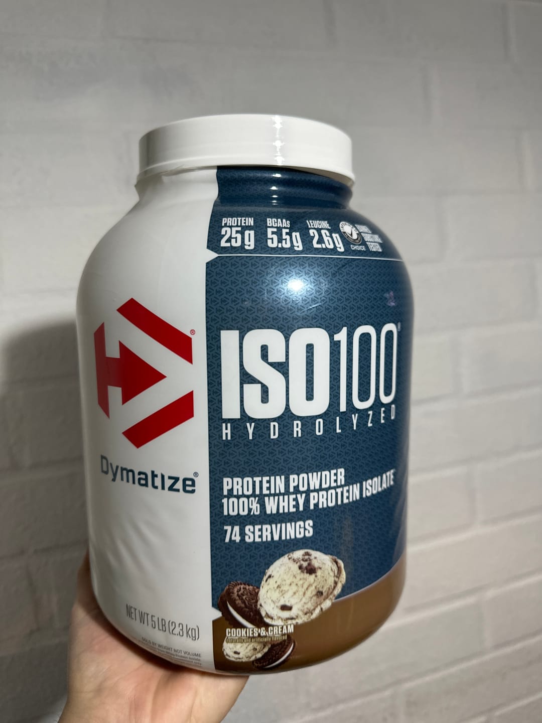 Customer photo review of Dymatize ISO100 Hydrolyzed Proteina Hidrolizada 5 Lb