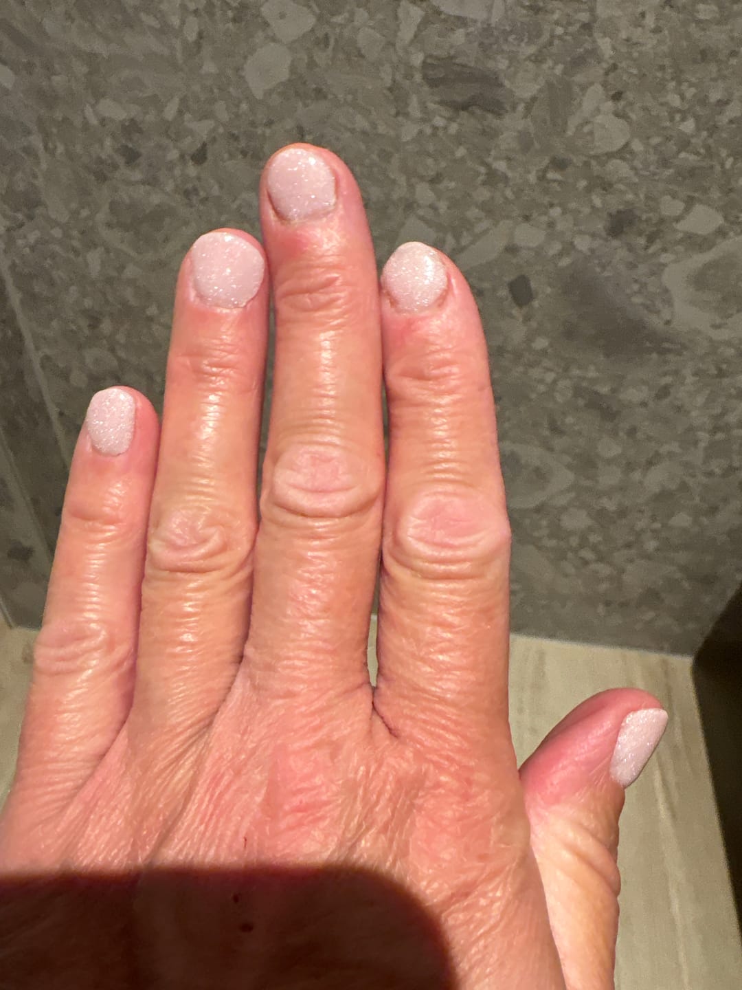 Customer photo review of Christmas Red Dipping Powder