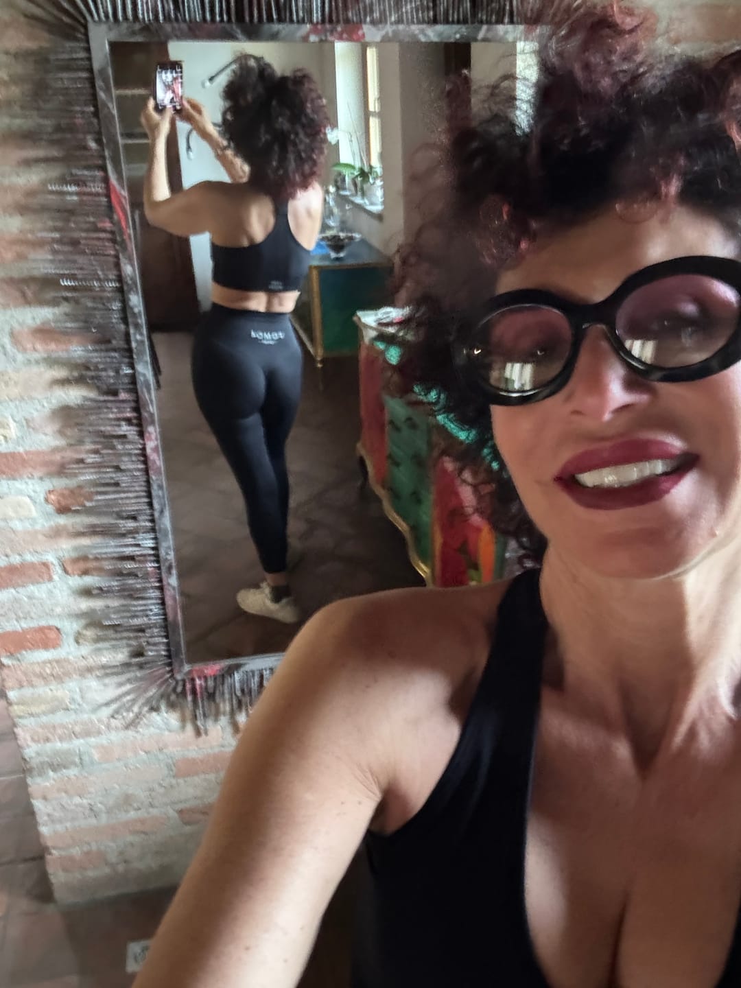 Customer photo review of Leggings Push up Gym Fashion Nero