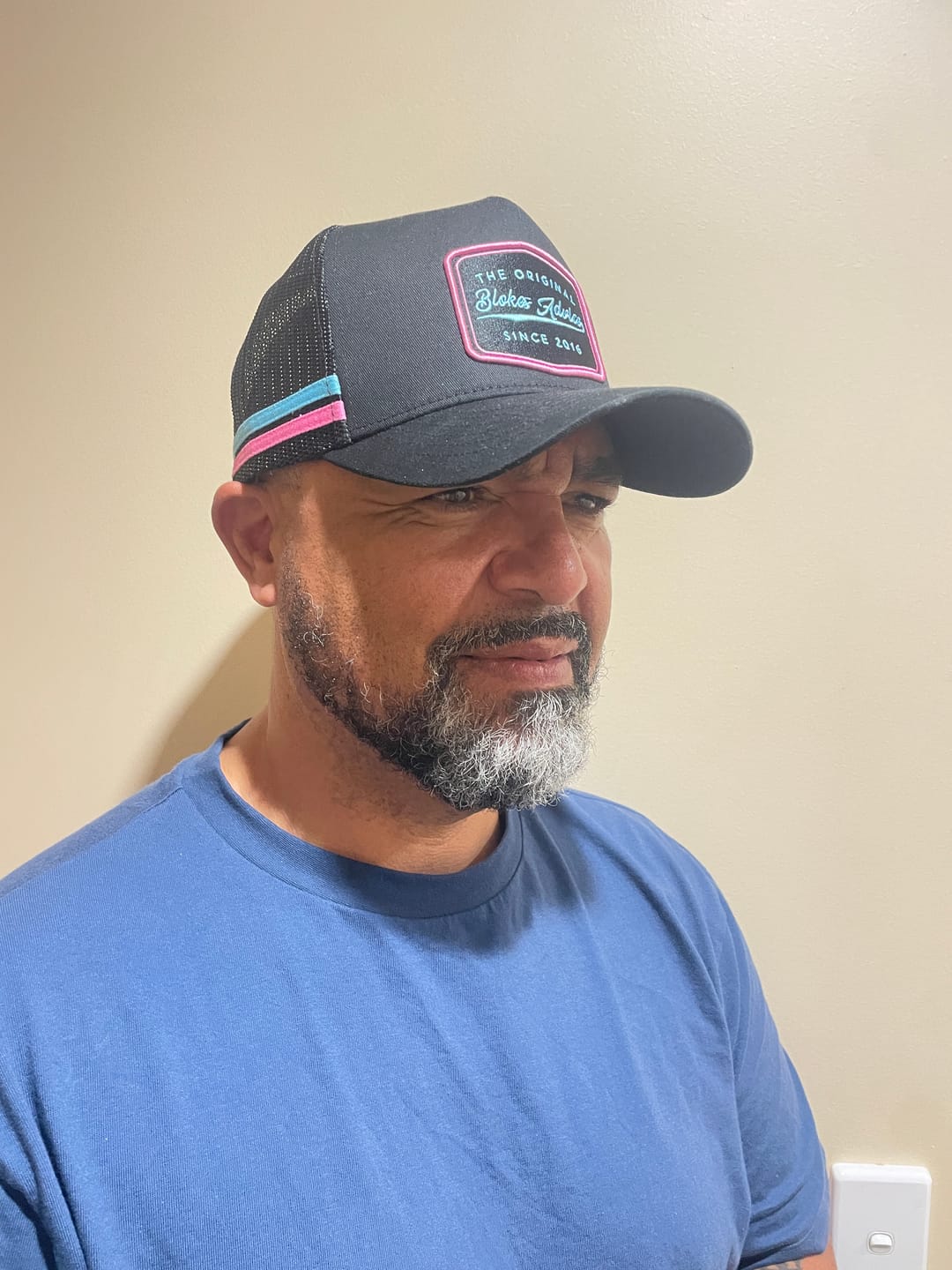 Customer photo review of Stay Hard Trucker Cap - Black
