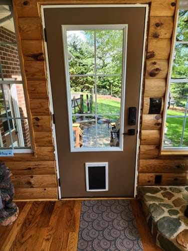 Customer photo review of Grills Between Glass 6 Lite Glass and Frame Kit (3/4 Lite 24" x 50" Frame Size)