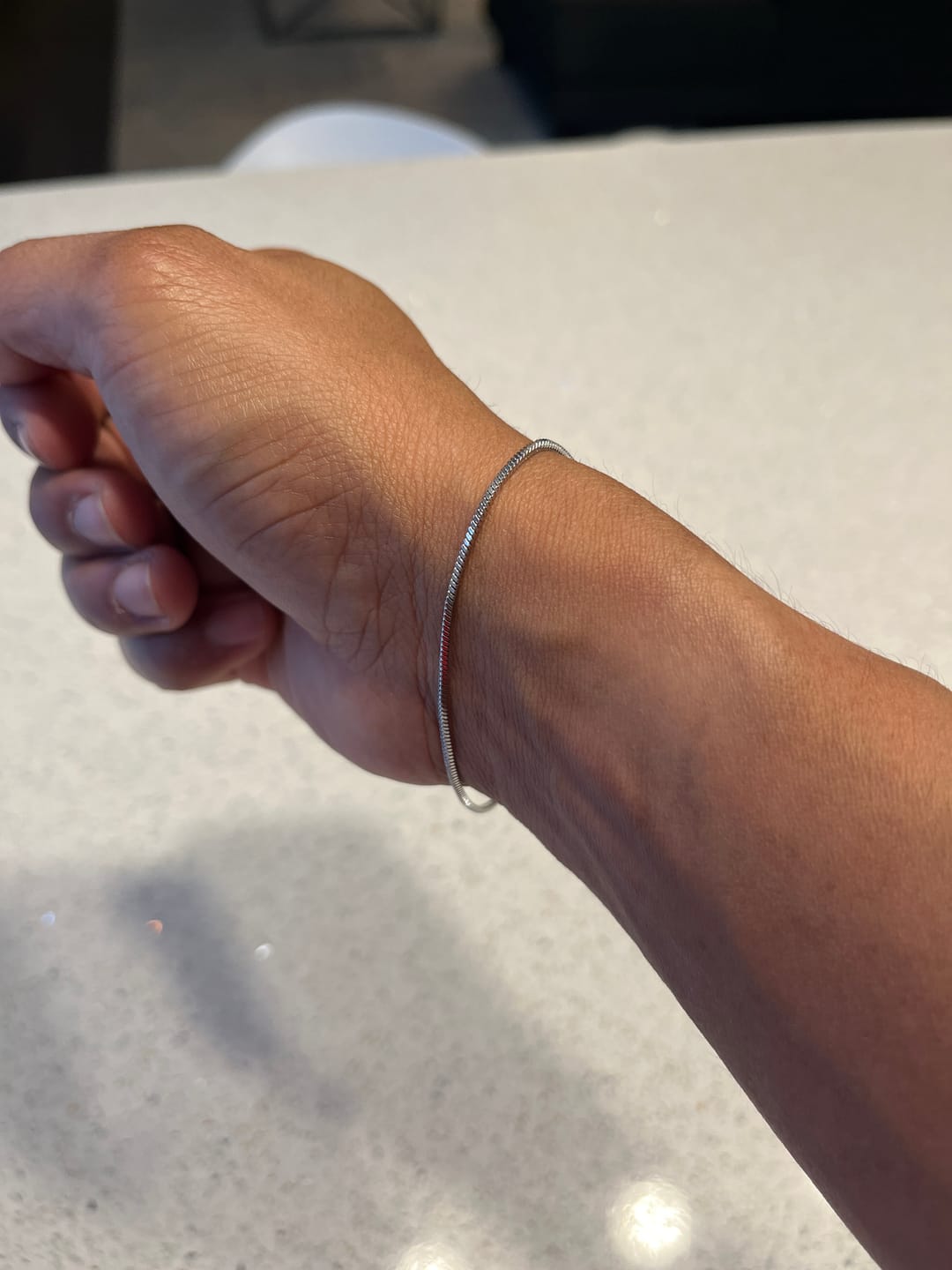 Customer photo review of Minimal Square Bracelet