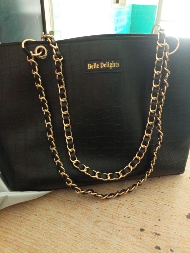 Customer photo review of Black New Wave Tote Bag (Pre-Order)