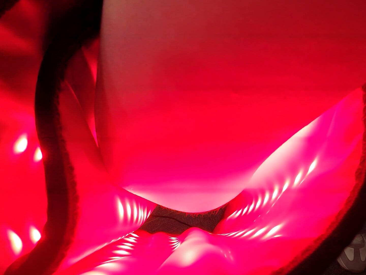Customer photo review of LumyHealth Red Light Therapy Pad