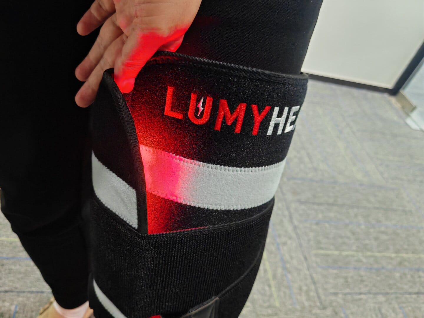 Customer photo review of LumyHealth Red Light Therapy Pad