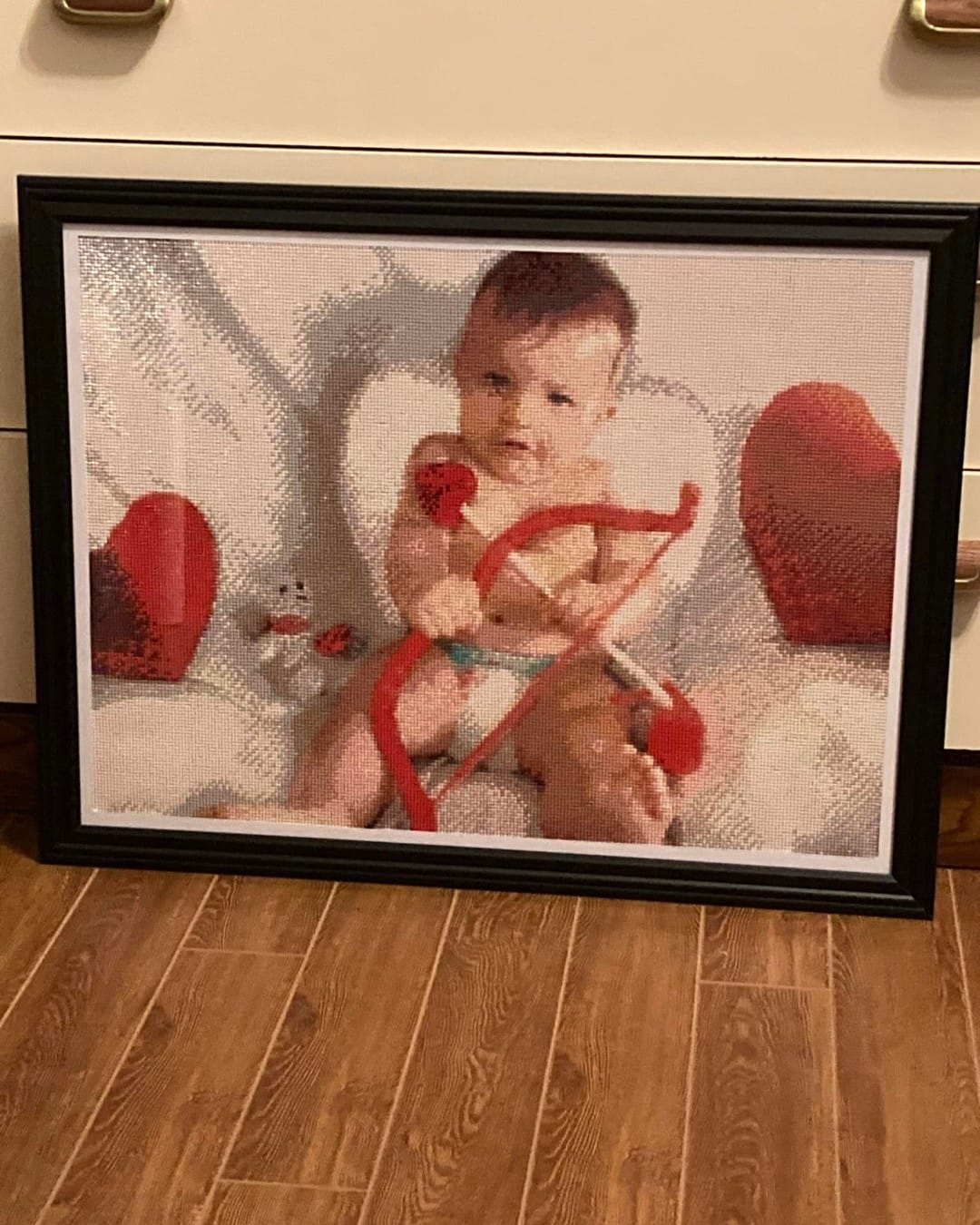 Customer photo review of DIAMOND PAINTING MED DIT EGET FOTO