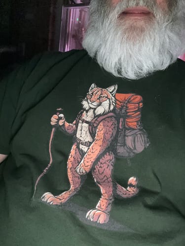 Customer photo review of Bluebird Backpacker T-Shirt