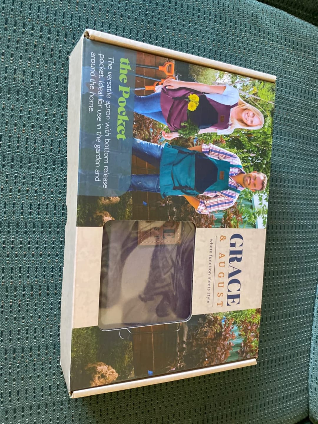 Customer photo review of Garden Apron, Gardening Apron with Pockets - Canvas & Adjustable, Great Gift for Gardeners