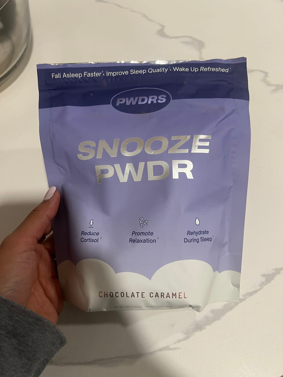 Customer photo review of SNOOZE PWDR
