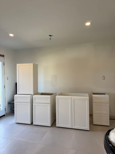 Customer photo review of 16" Wide Drawer Cabinet - Thermofoil Doors