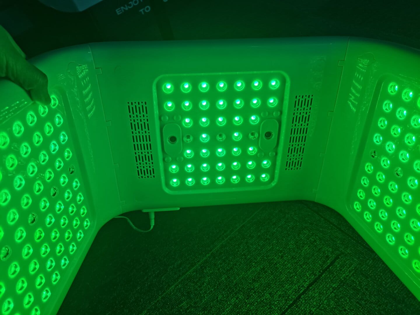 Customer photo review of Lumyhealth Salon LED Light Therapy Device