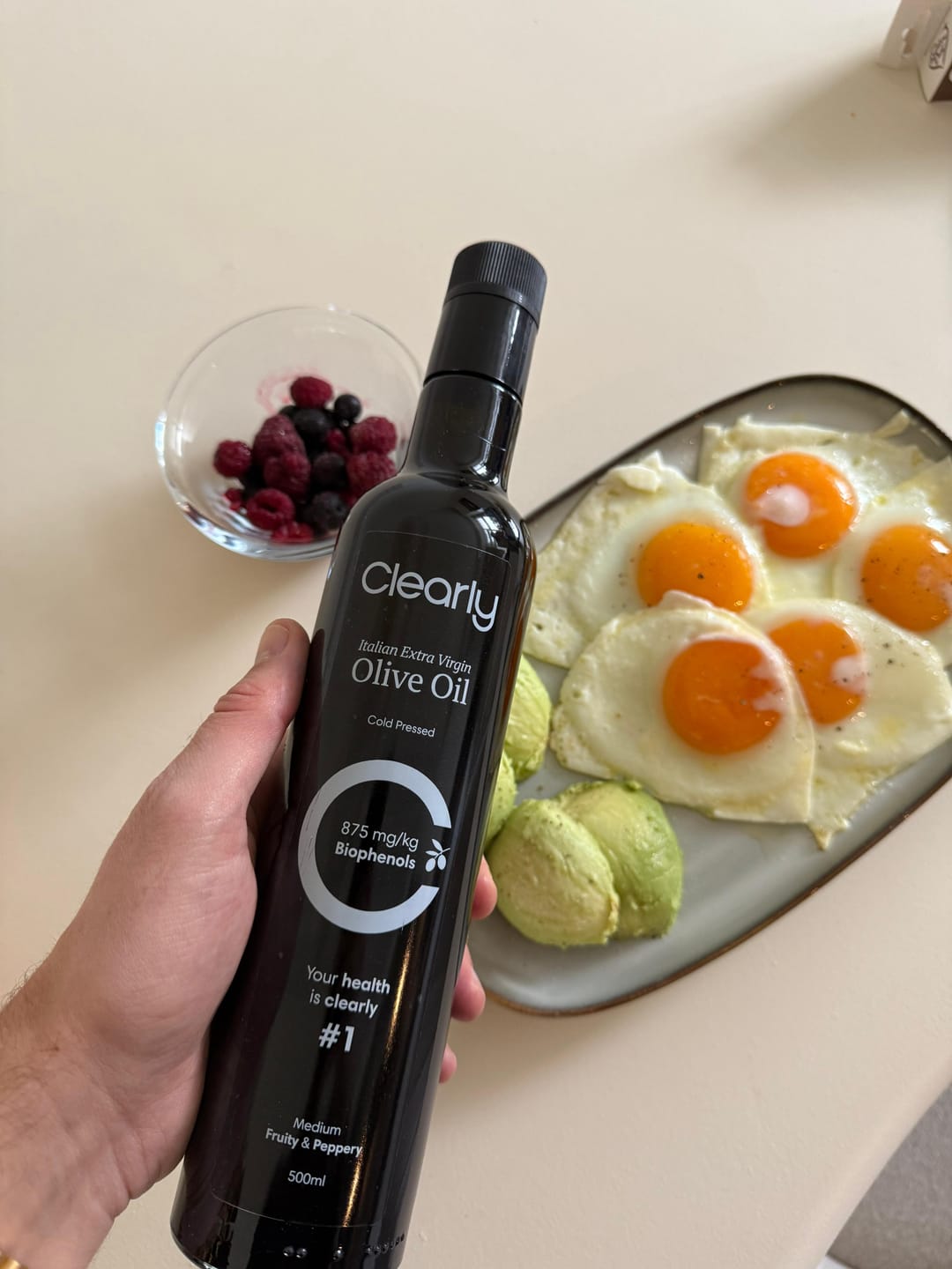 Customer photo review of Extra Virgin Olive Oil