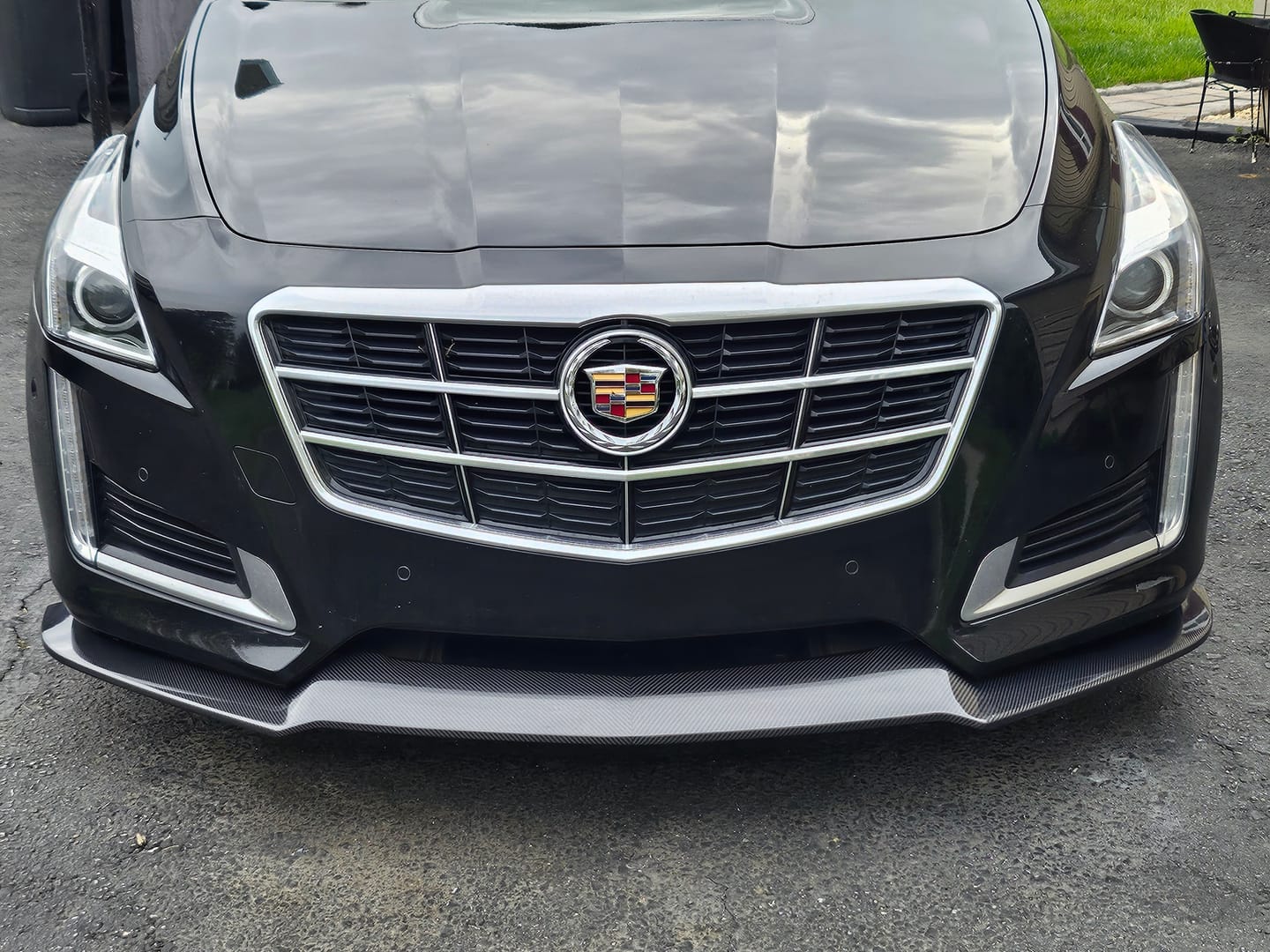 Customer photo review of 2014-19 Cadillac CTS Vsport Performance Front Splitter