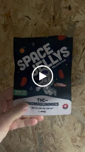 Customer video review of THC Spacejellies Vollspektrum | 100mg THC | 20 Stk.
