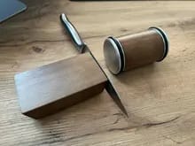 Customer photo review of TrueEdge - Dimond Disc Knife Sharpener.