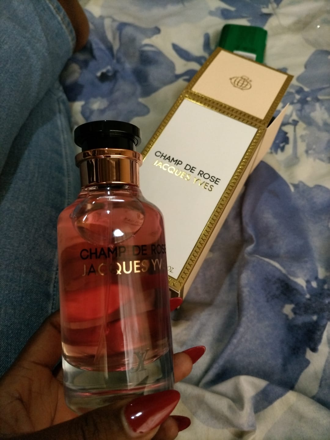 Customer photo review of Champ De Rose Jacques Yves EDP perfume 100ml