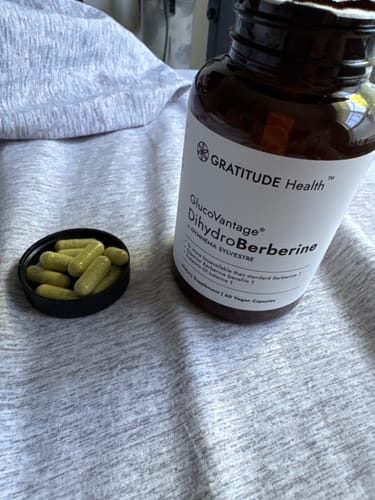 Customer photo review of GlucoVantage® DihydroBerberine + Gymnema Sylvestre