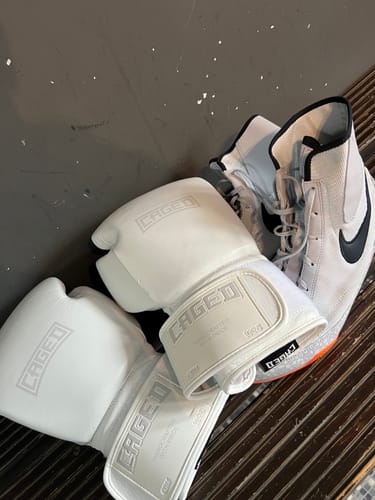 Customer photo review of 'X' Series Boxing Gloves