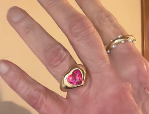 Customer photo review of Capri Pearl Ring