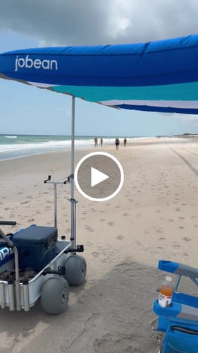 Customer video review of ShadeSock - Wind-Inflating, Silent Beach Shade