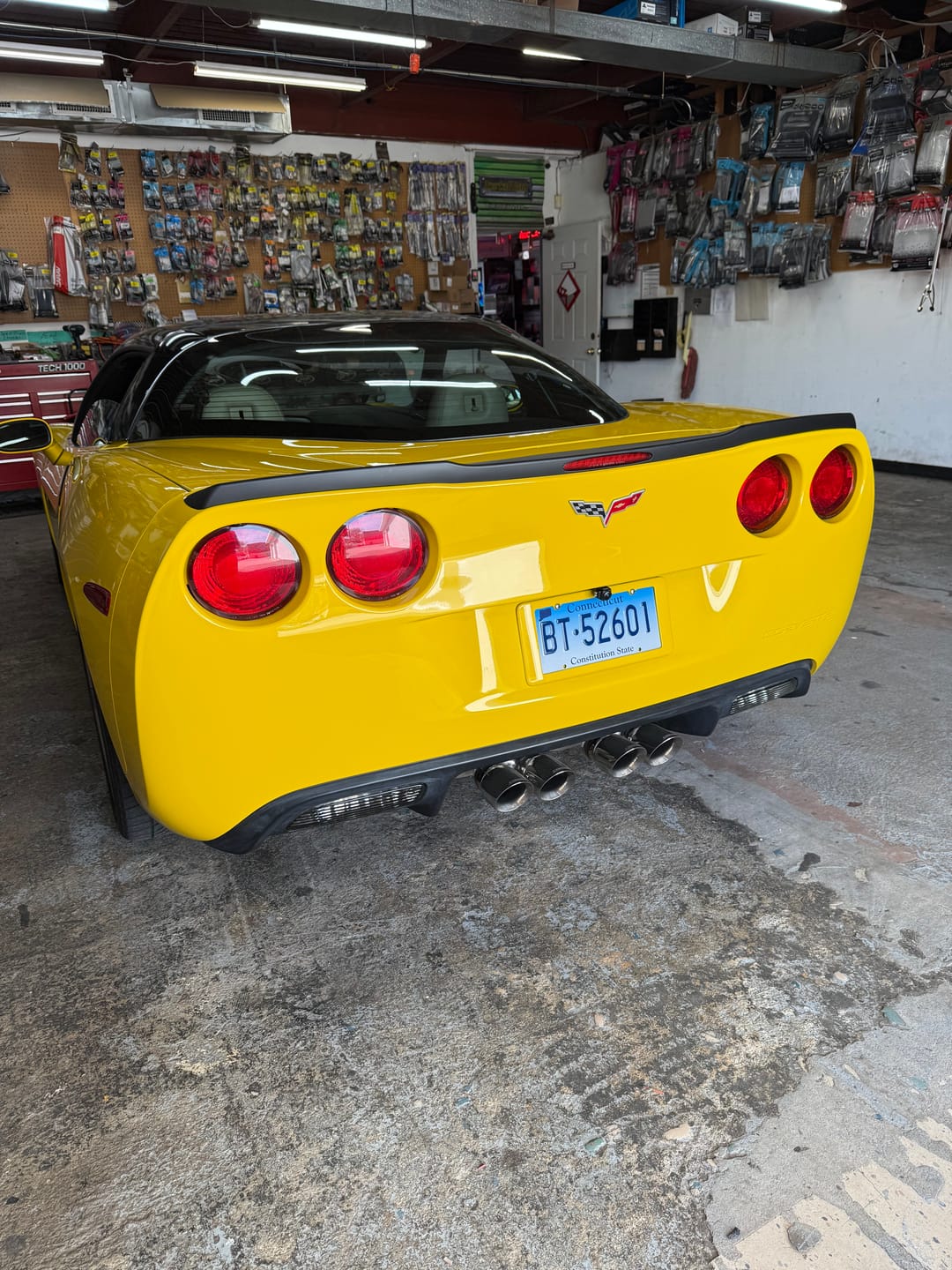 Customer photo review of Corvette C6 ZR1 Conversion Rear Trunk Spoiler