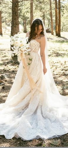 Customer photo review of Blush {Sheer} Silk Ribbon