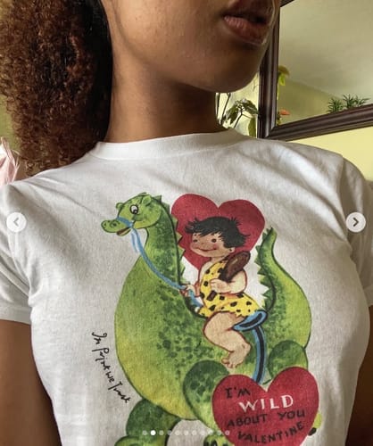 Customer photo review of wild about you baby tee