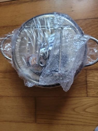 Customer photo review of Premium Stainless Steel Deep Fryer Pot