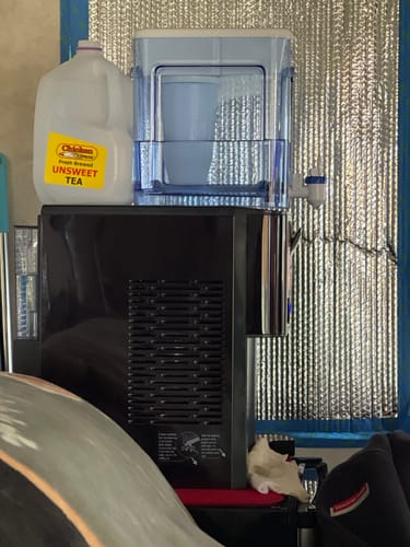 Customer photo review of 44lbs/24H Nugget Ice Maker Countertop Dispenser