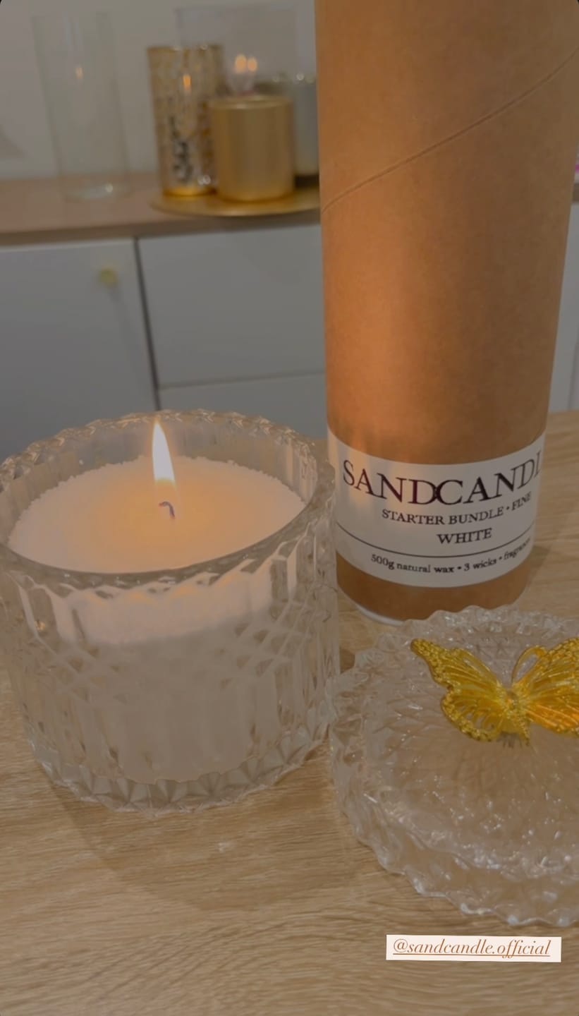 Customer photo review of Sand Candle Starter Bundle