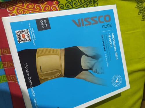 Customer photo review of Abdominal Belt (8") |Supports the Weak Abdominal Muscles to Relieve Pain (Beige)
