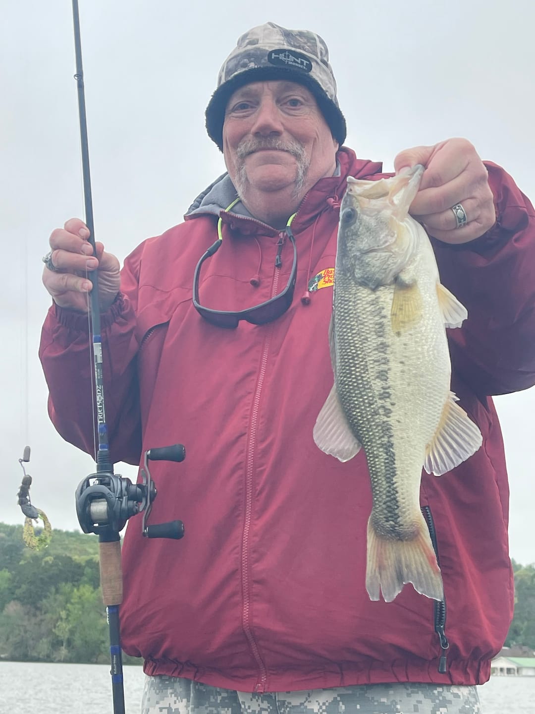 Customer photo review of 200% Sensitive Tungsten Worm Weights | Bullet Weights | 2 Colors 5 Pack