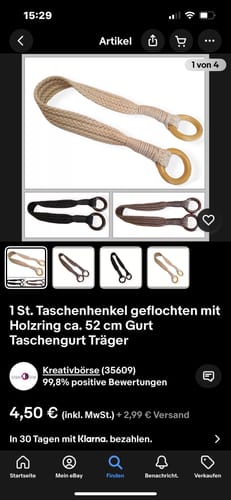 Customer photo review of Kunstleder-Labels mit Chicago Screws - Personalisierte Labels