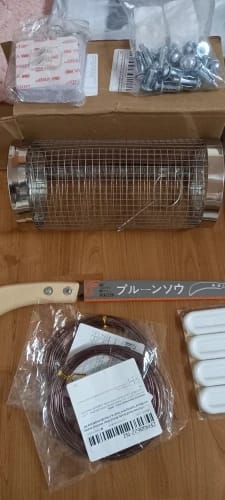 Customer photo review of Stainless Steel Grill Cage