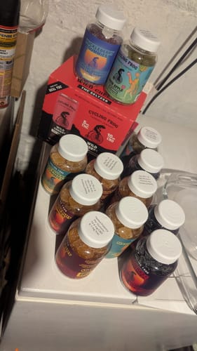 Customer photo review of Passionfruit Gummies, 10mg THC + 10mg CBD