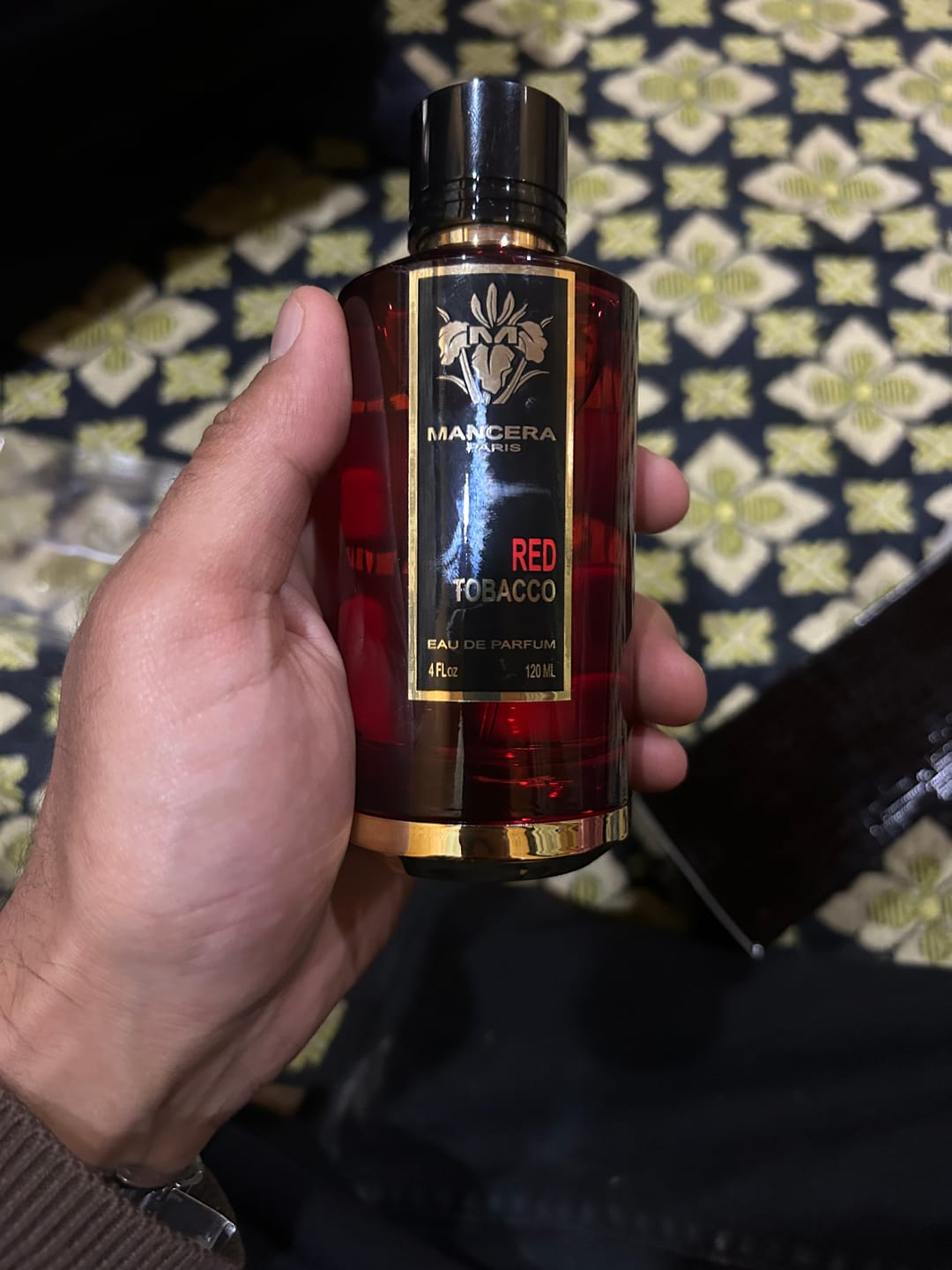 Customer photo review of Mancera Red Tobacco Eau De Parfum For Unisex