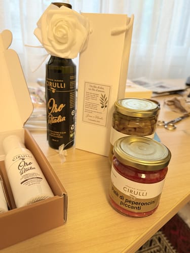 Customer photo review of 6 bottiglie di olio extravergine di oliva • 6 x 250ml