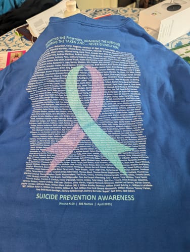 Customer photo review of Round 109 (Unisex Heavy Blend Zip Hoodie | Gildan)