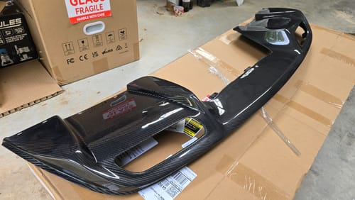Customer photo review of 2005-13 Corvette C6 Rear Bumper Diffuser