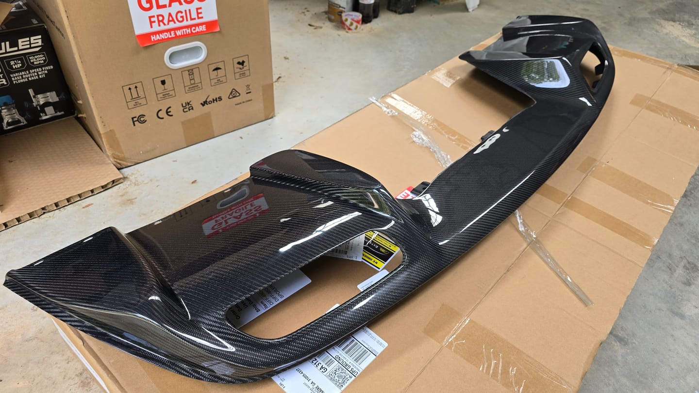 Customer photo review of 2005-13 Corvette C6 Rear Bumper Diffuser