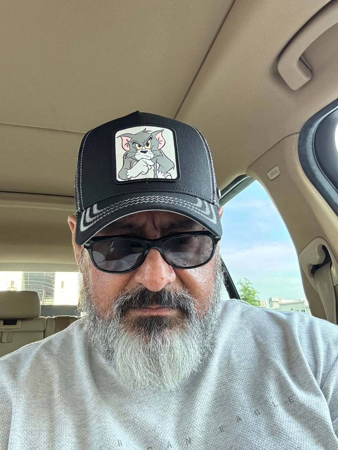 Customer photo review of OVERLORD X Tom & Jerry: Tom Trucker Cap