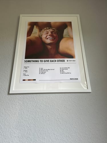 Customer photo review of Troye Sivan - Something To Give Each Other | Album Cover Poster