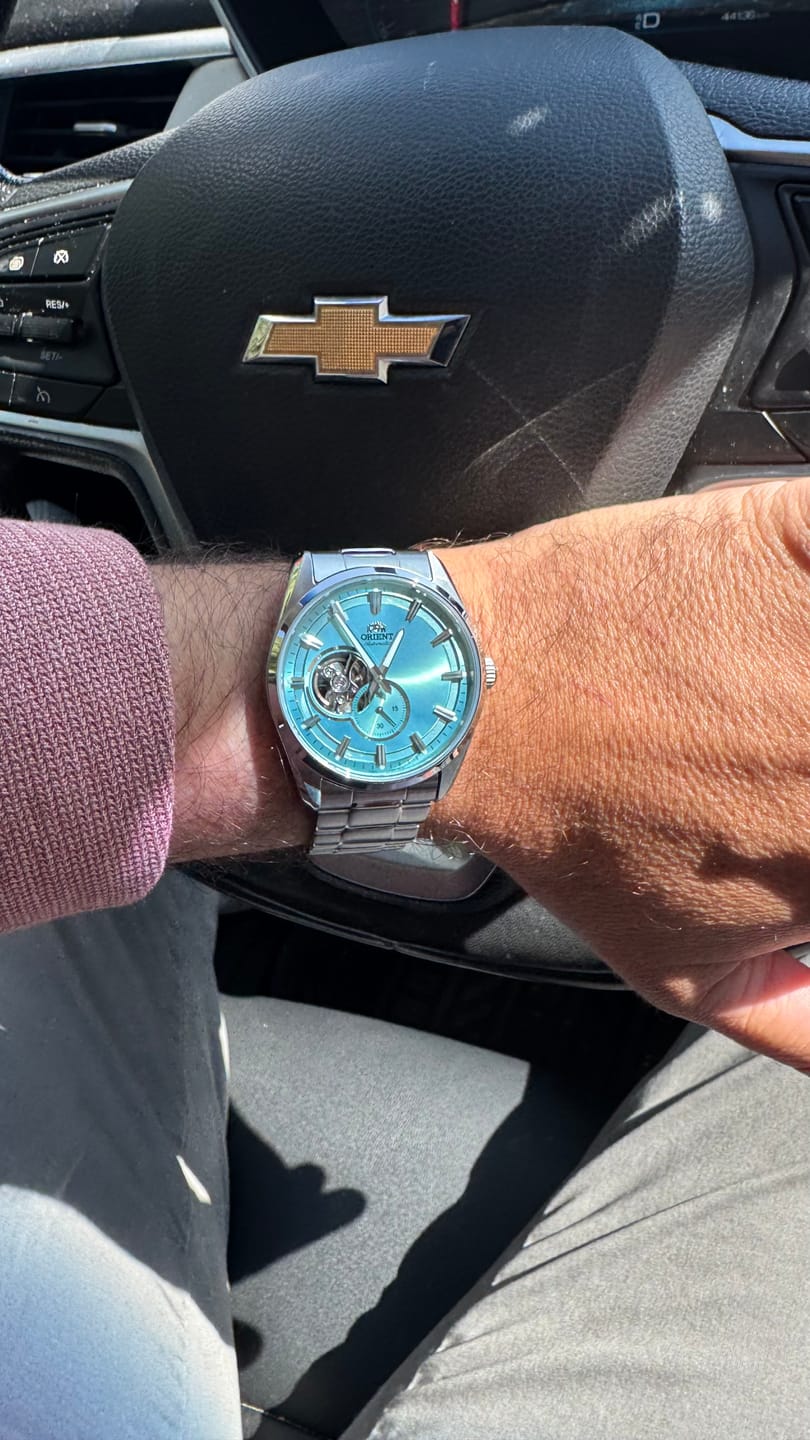 Customer photo review of Reloj Orient Automatic RA-AR0009L Open Heart 40.8 mm