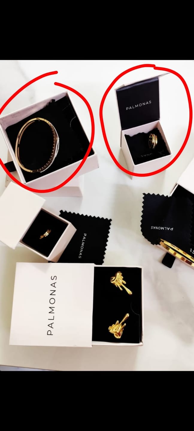 Customer photo review of Lovers Adjustable Ring