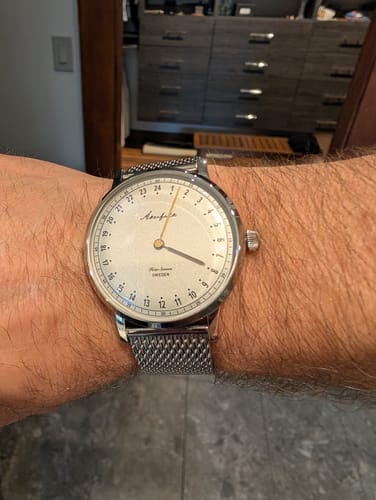 Customer photo review of First Season Silver White with Silver Mesh